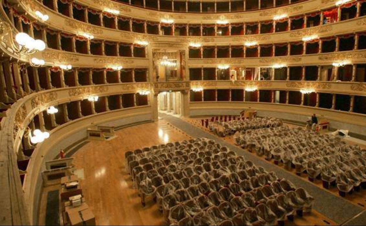 Interior de la Scala de Milán. 