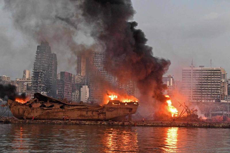 Fotos: La explosión en el puerto de Beirut, en imágenes