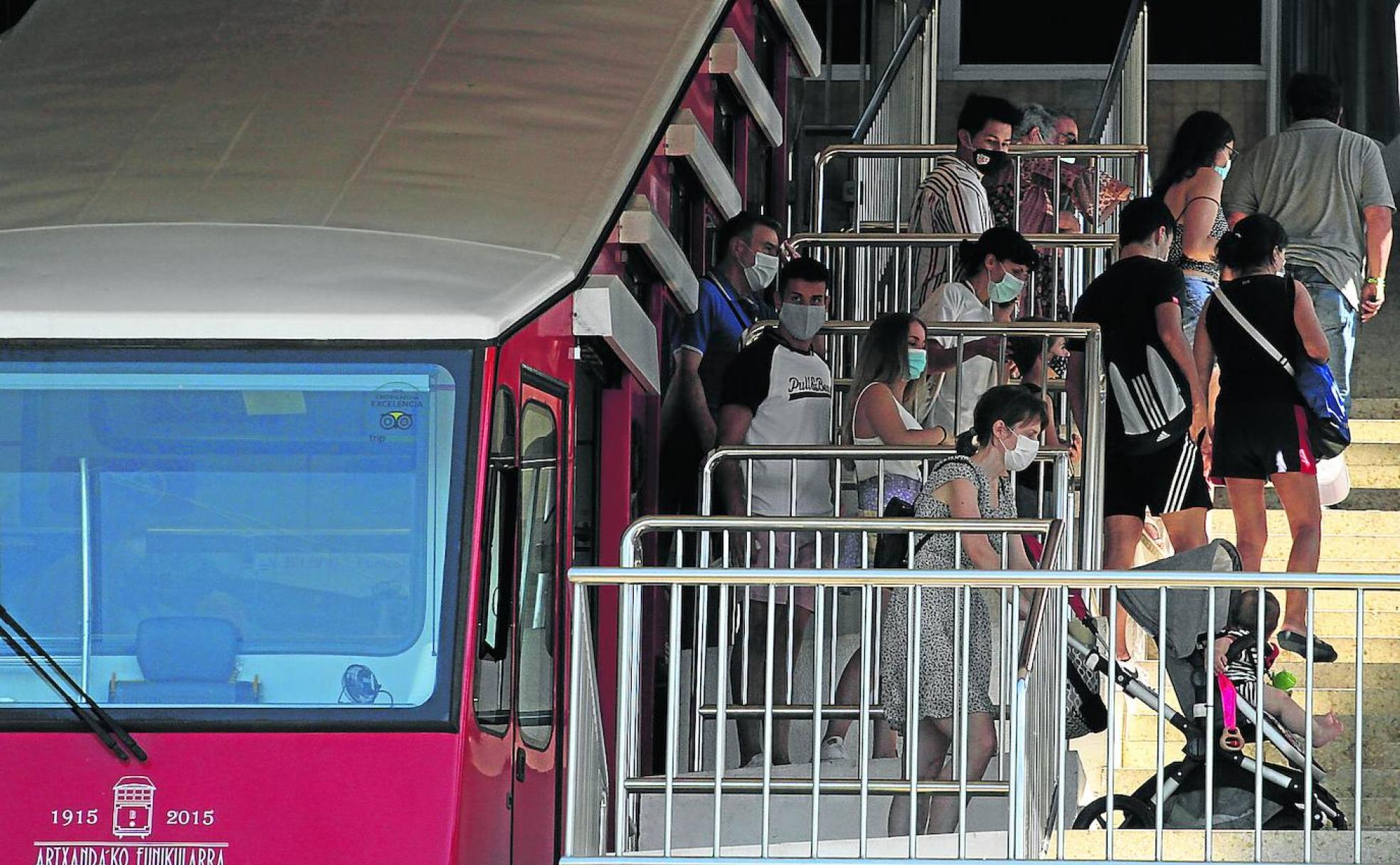 20 millones de viajeros en el funicular de Artxanda