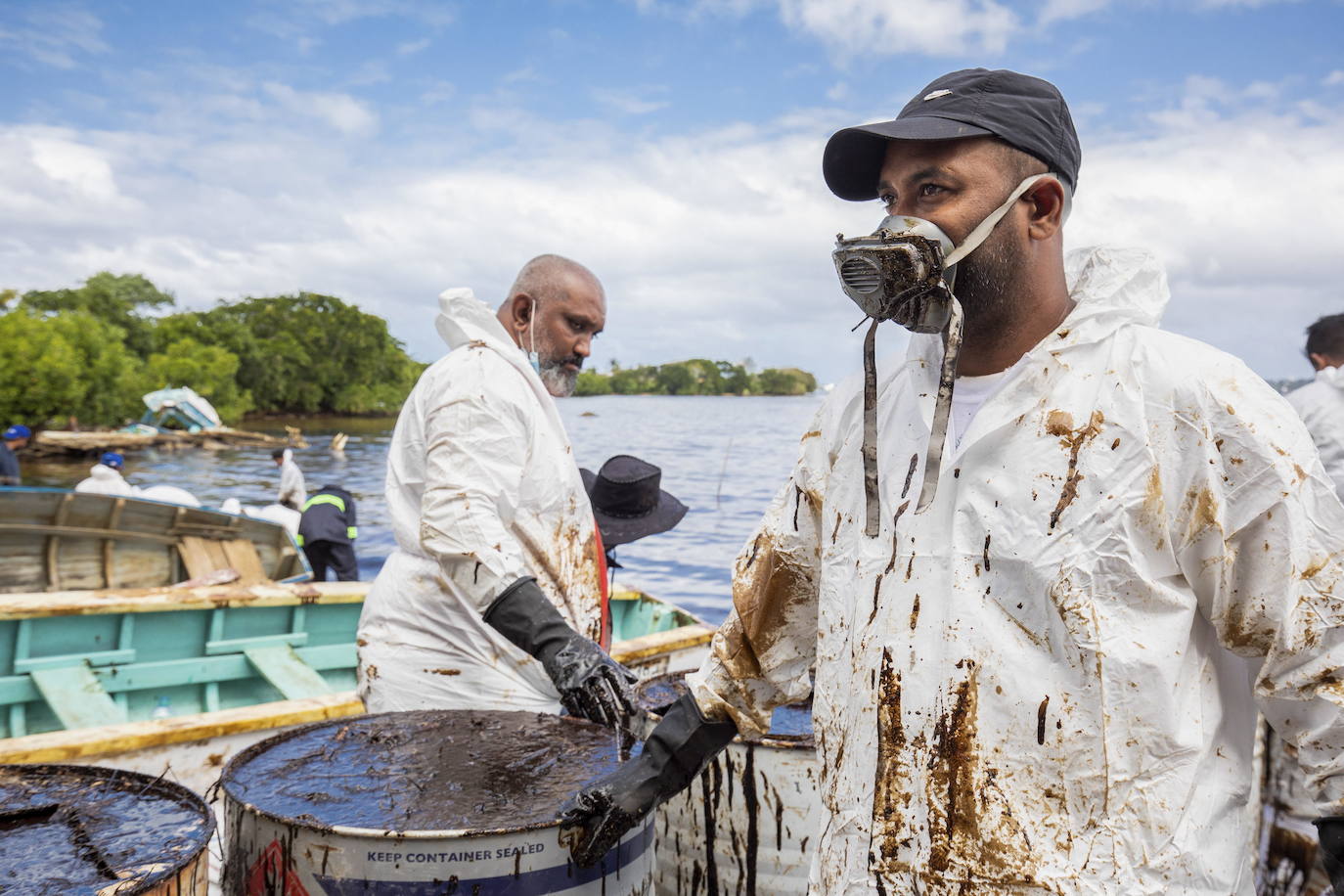 Fotos: La marea negra que pone en peligro las Islas Mauricio