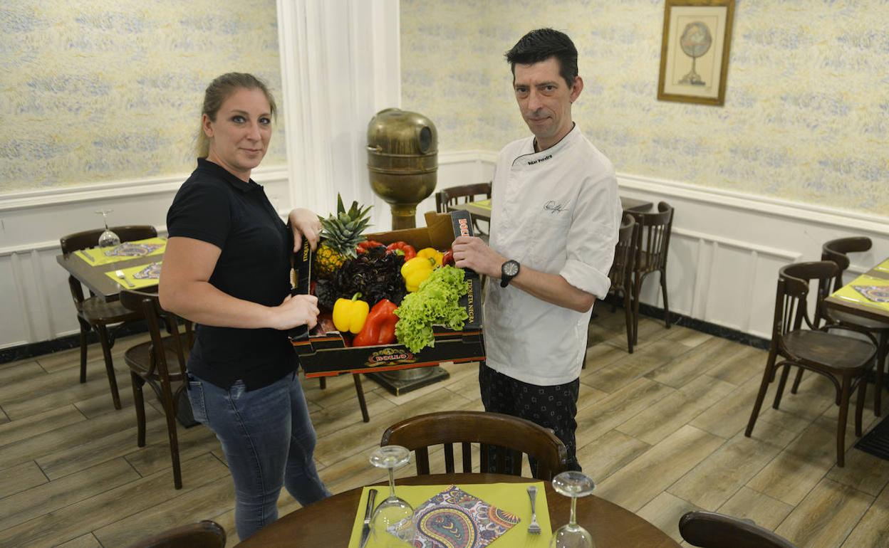 Amaia Otxoa y Óscar Pereira.