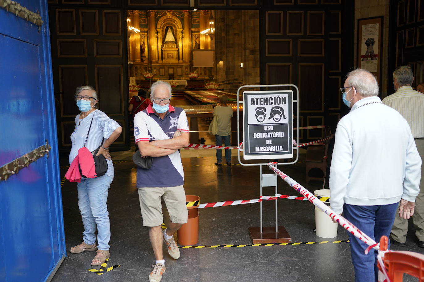 Fotos: Un día de la Virgen de Begoña atípico