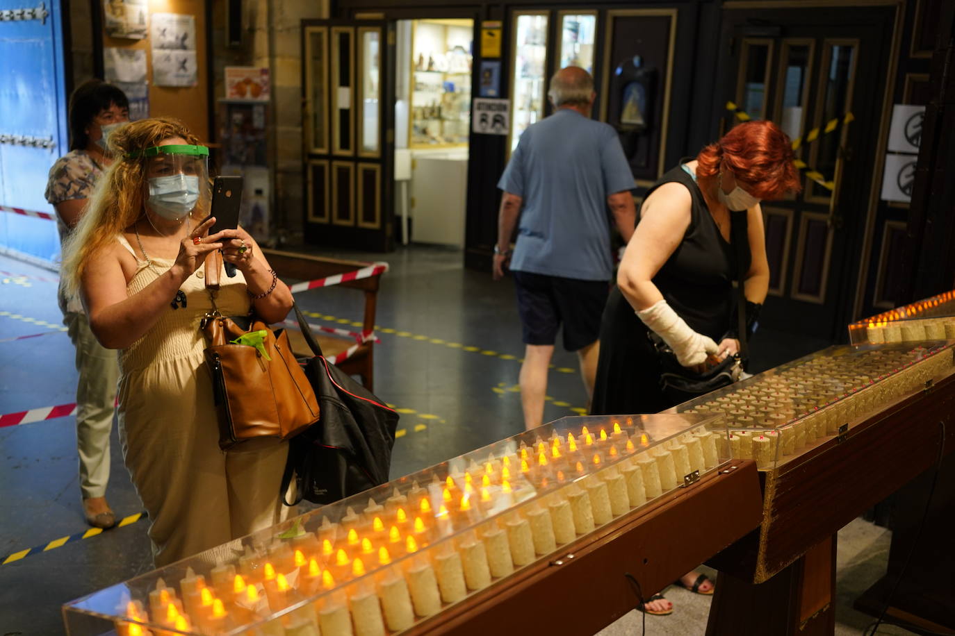 Fotos: Un día de la Virgen de Begoña atípico