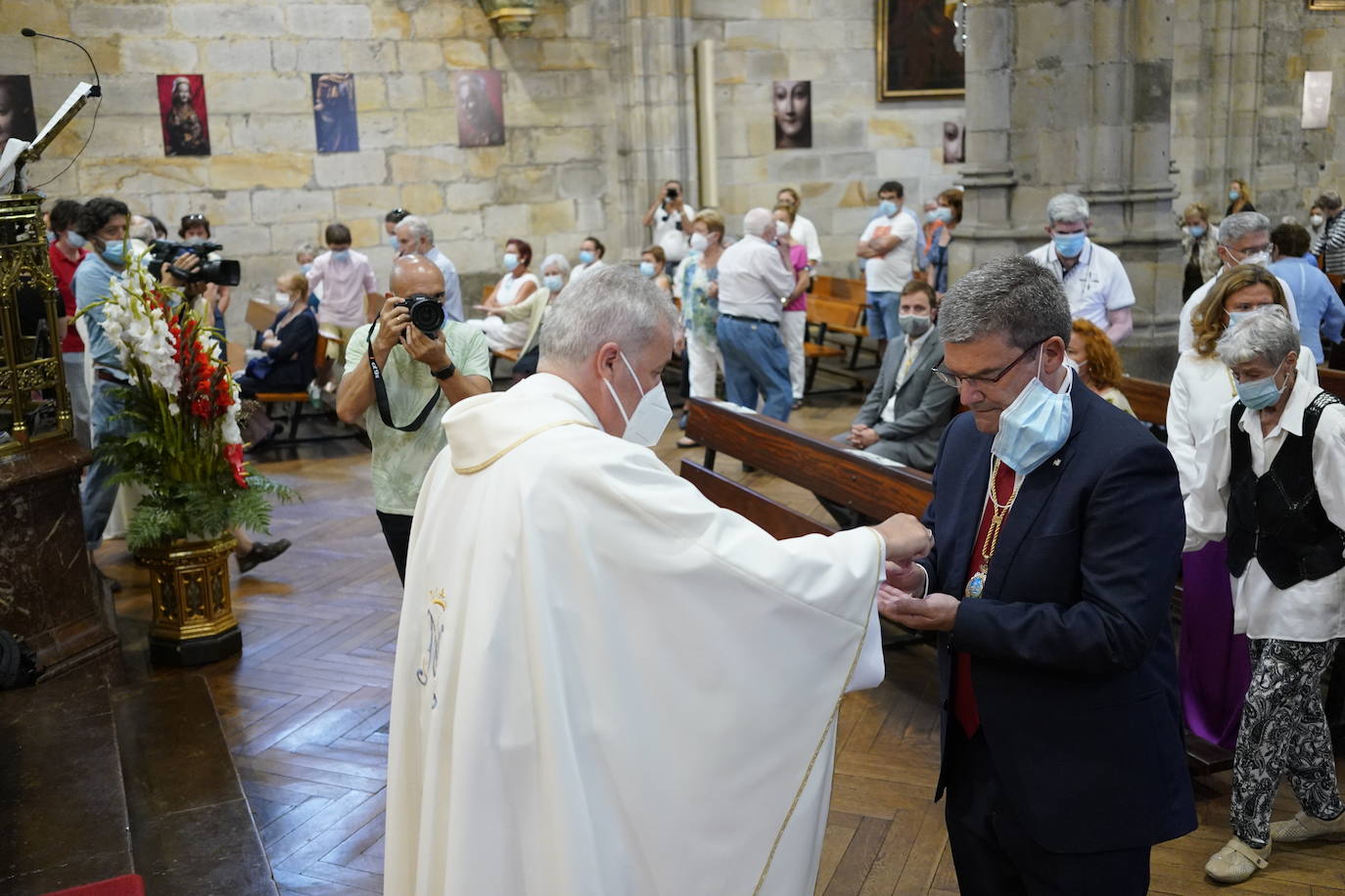 Fotos: Un día de la Virgen de Begoña atípico