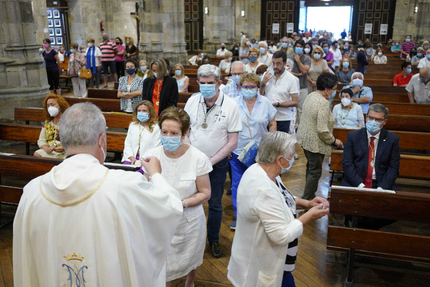 Fotos: Un día de la Virgen de Begoña atípico