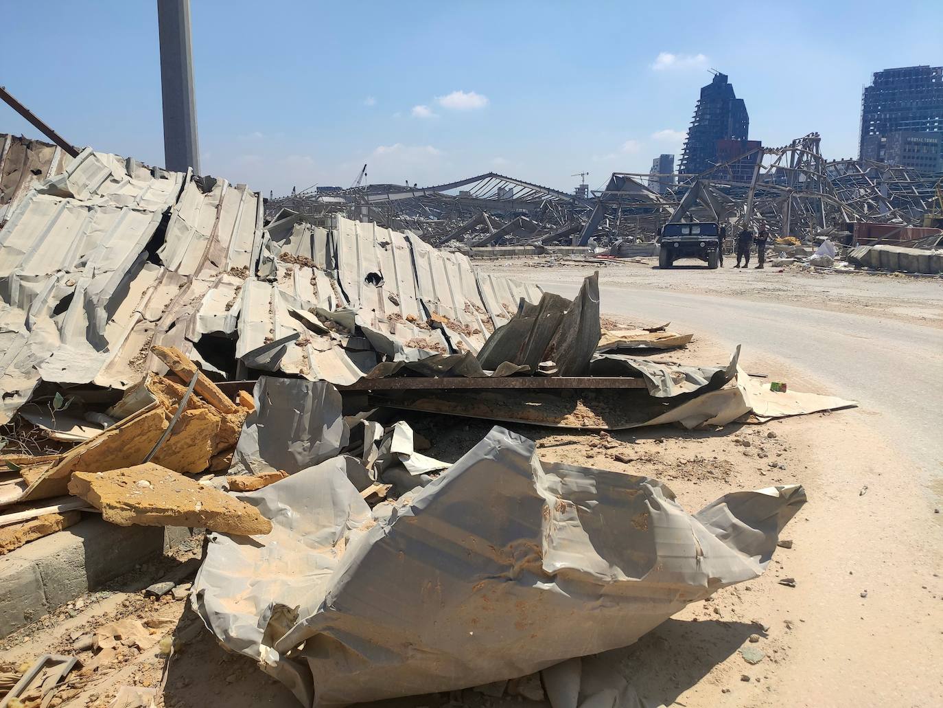 Fotos: Así está Beirut, dos semanas después