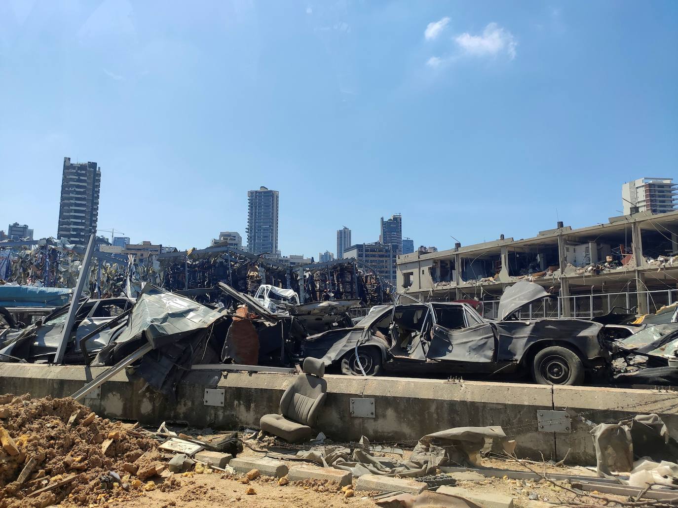 Fotos: Así está Beirut, dos semanas después