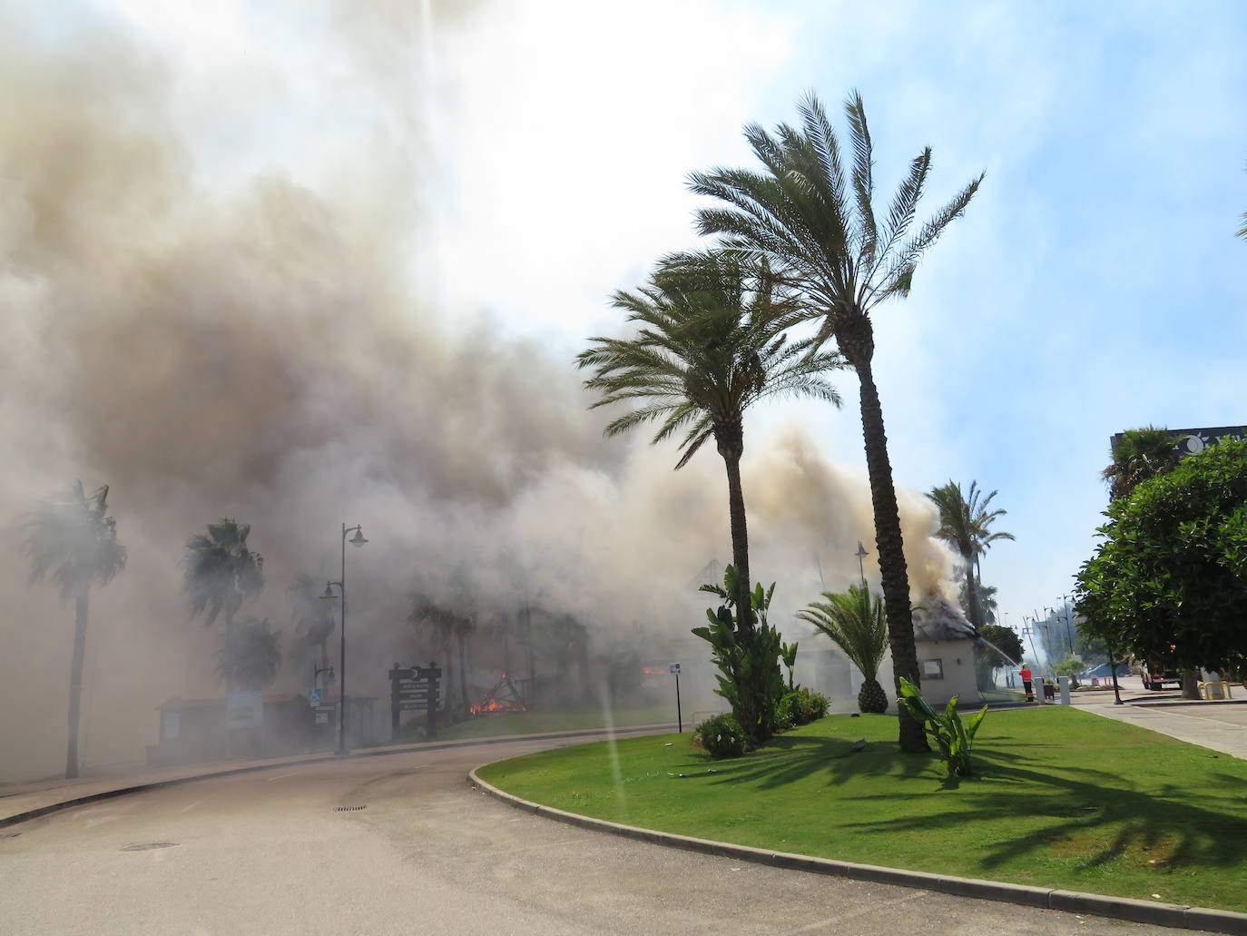 Fotos: Incendio forestal en Estepona