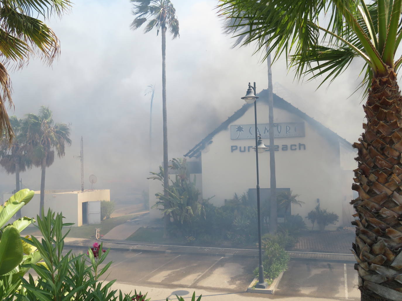 Fotos: Incendio forestal en Estepona