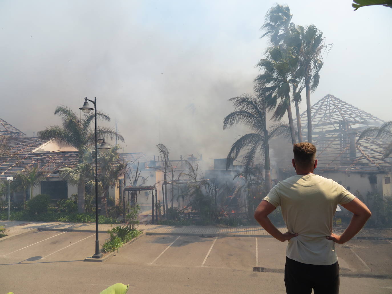 Fotos: Incendio forestal en Estepona