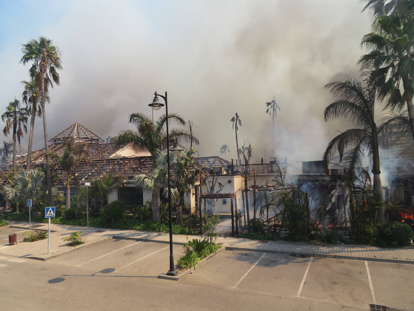 Fotos: Incendio forestal en Estepona