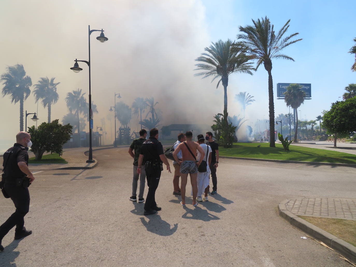 Fotos: Incendio forestal en Estepona