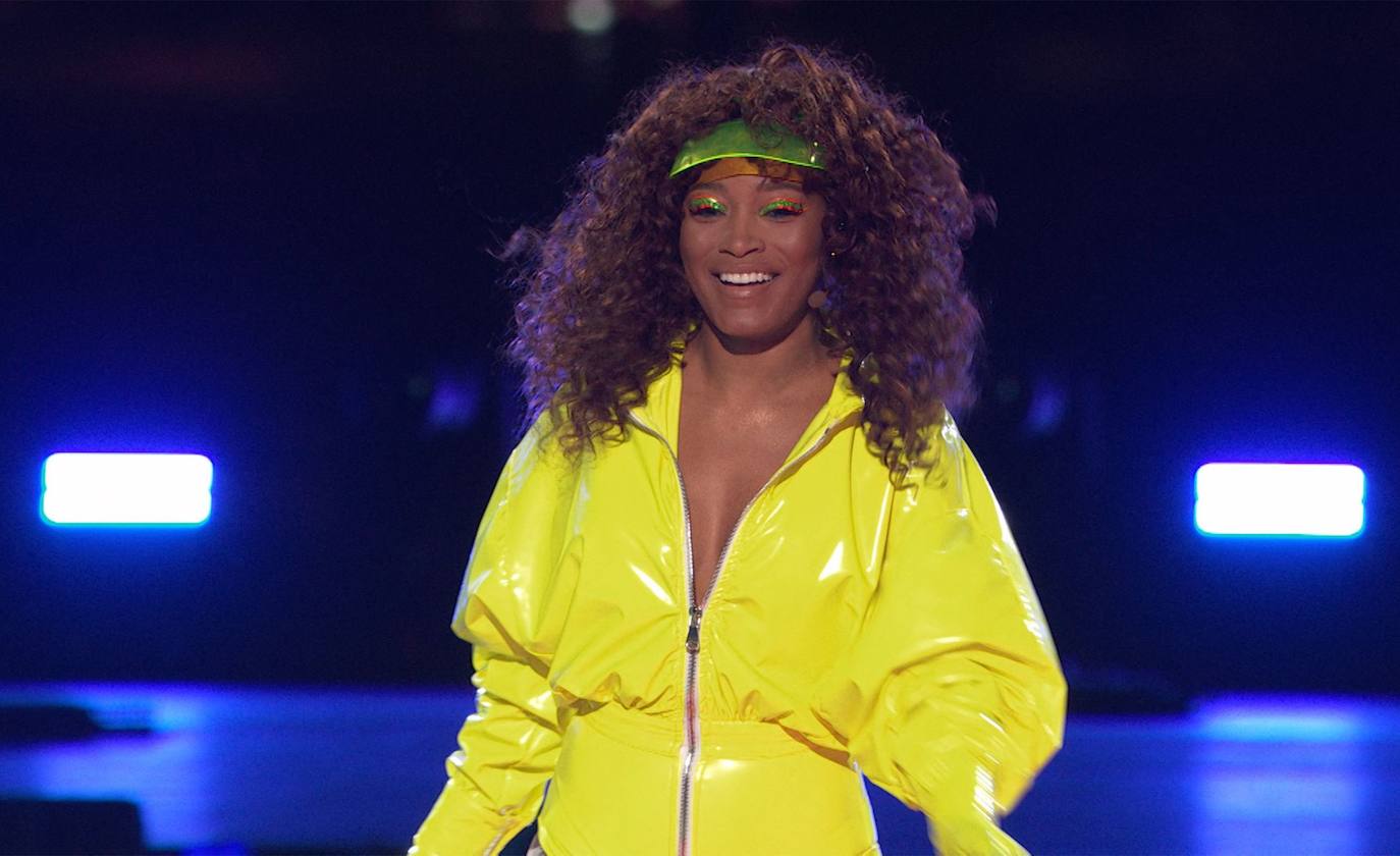 Keke Palmer durante su actuación en la ceremonia de entrega de los MTV Video Music Awards (VMA) 2020, en Nueva York (EE.UU) 