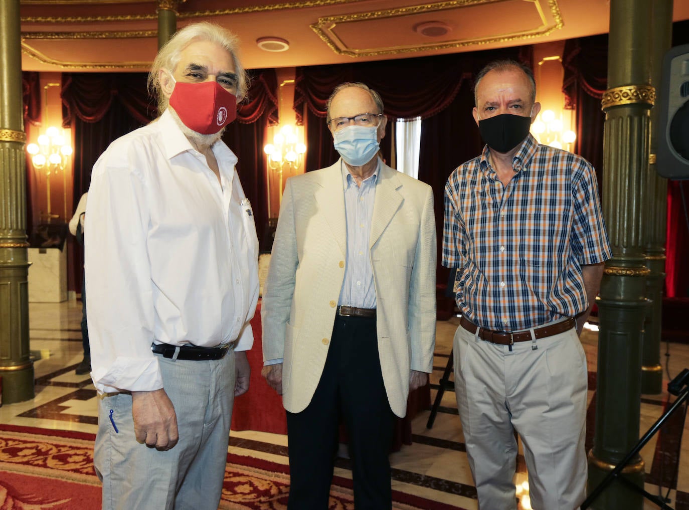 Jorge Santos, Mari Ángeles Pérez Ondiviala y Fernando Zamora.