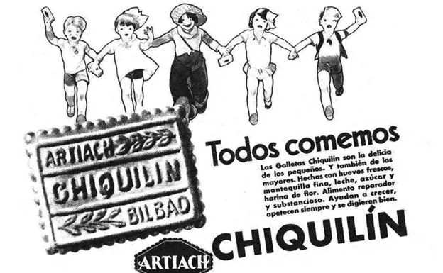Anuncio de Chiquilín en los años 50 (Todocolección). 