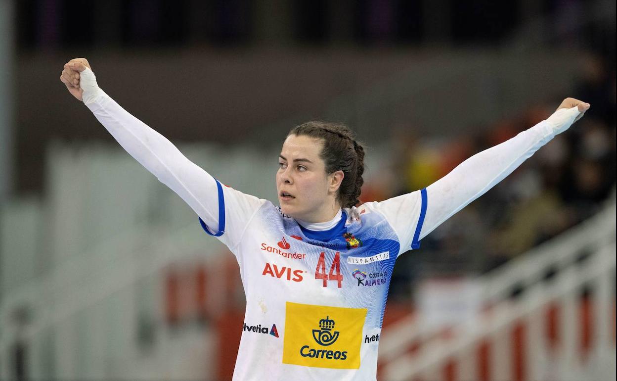 La capitana del Zuazo el pasado Mundial de Japón con España, donde se colgó la plata. 
