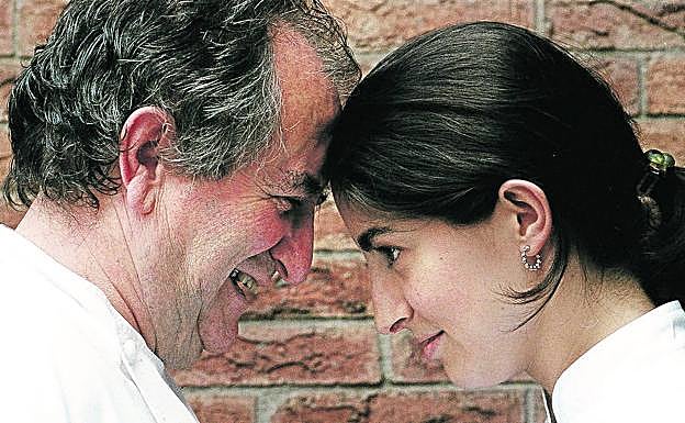Elena y Juan Mari Arzak fotografiados en 1997. 