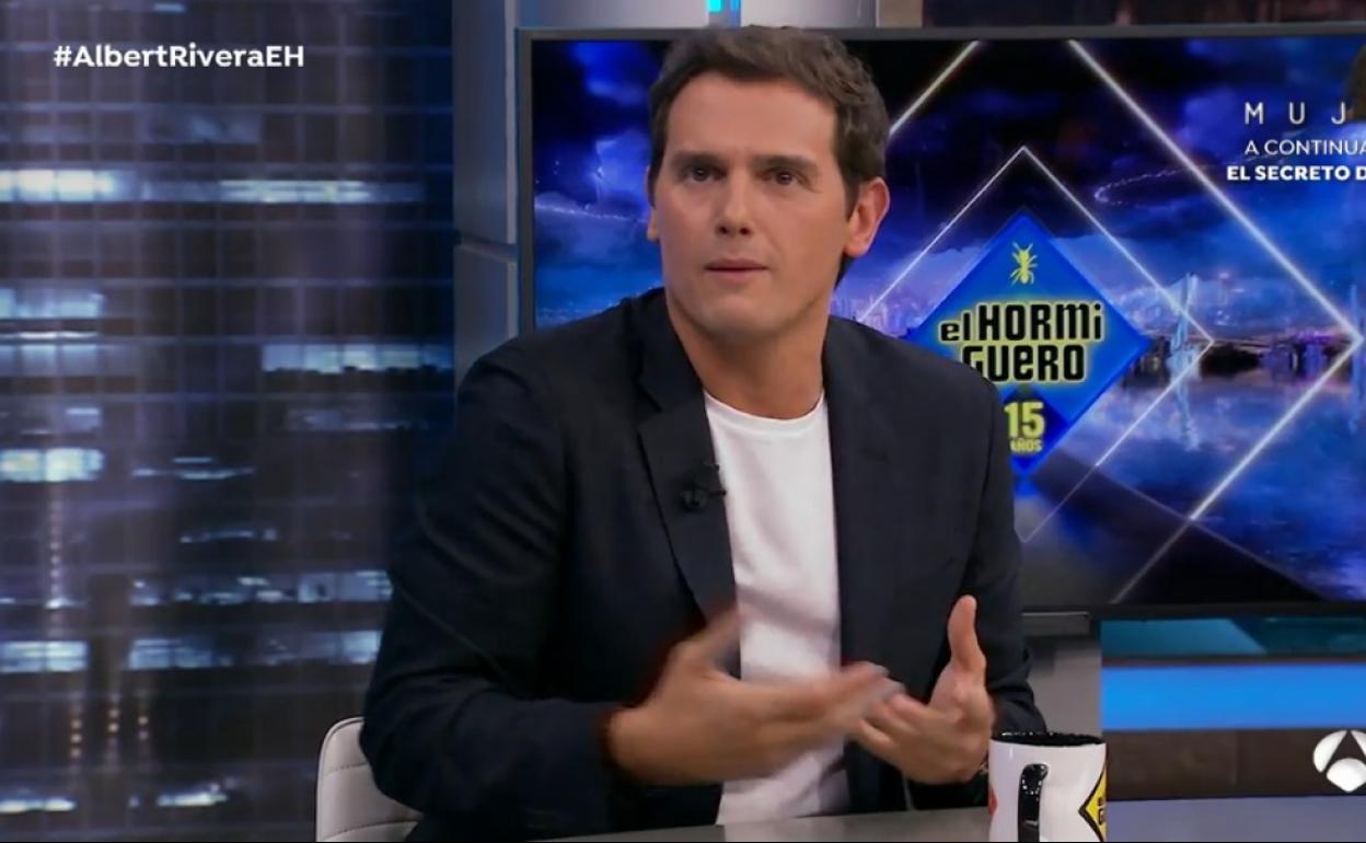 Albert Rivera en El Hormiguero, ayer.