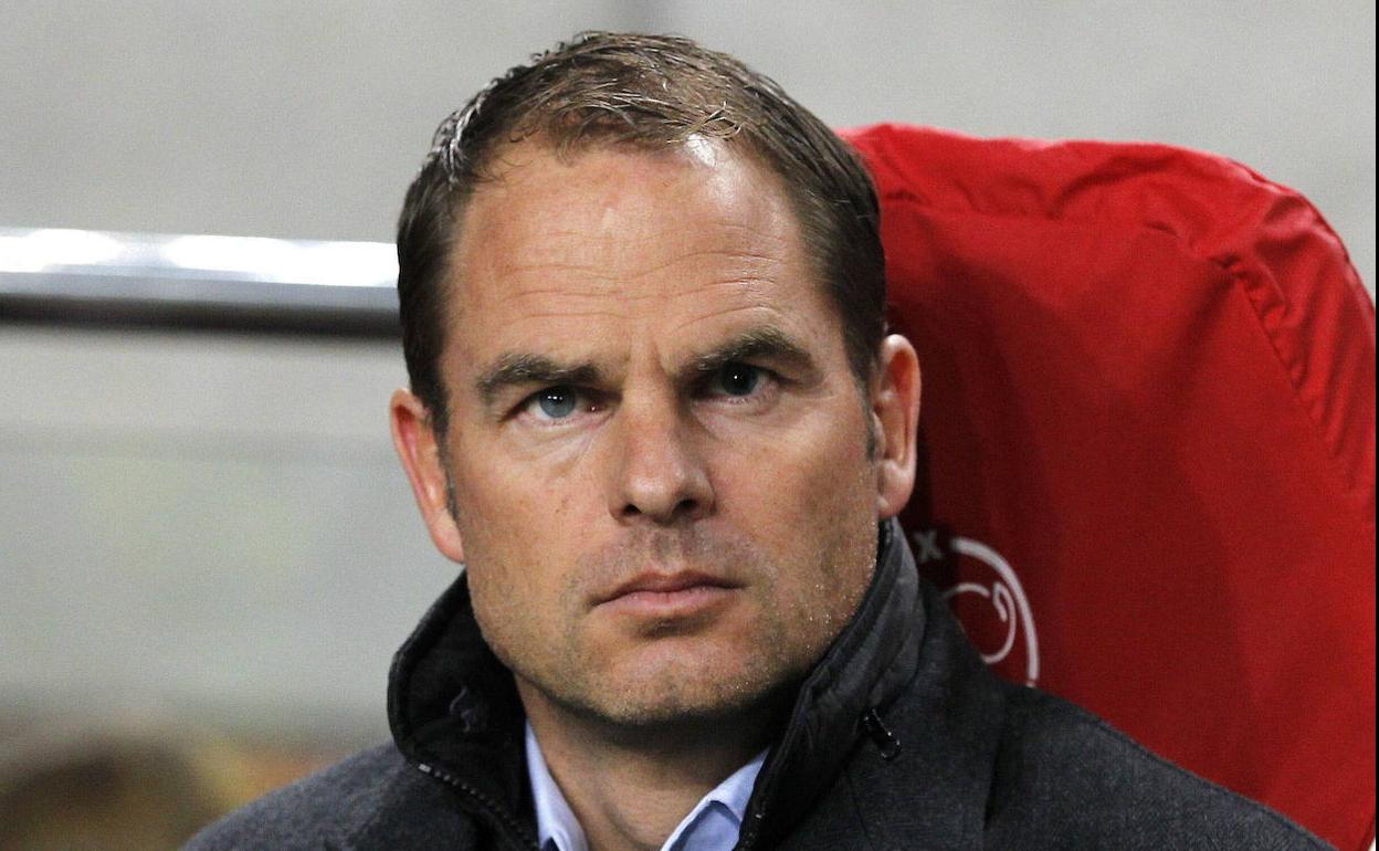 Frank de Boer, en su etapa como técnico del Ajax. 