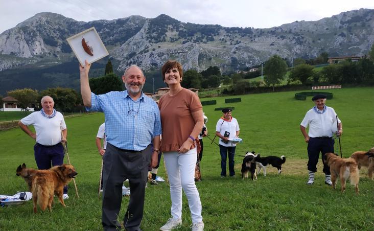 Lazaro Milikua fue agasajado en el último certamen que organizaba Gerediafa el pasado año. 