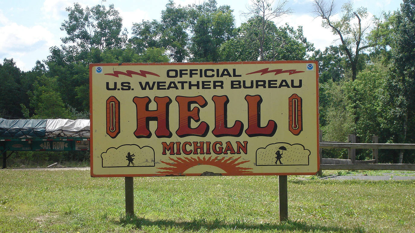 Hell, la ciudad infernal | En el estado de Michigan, es conocida por su curioso nombre, que significa 'infierno'. 