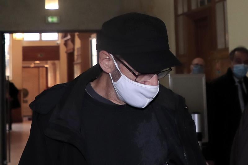 Josu Ternera, en el tribunal de París hoy.