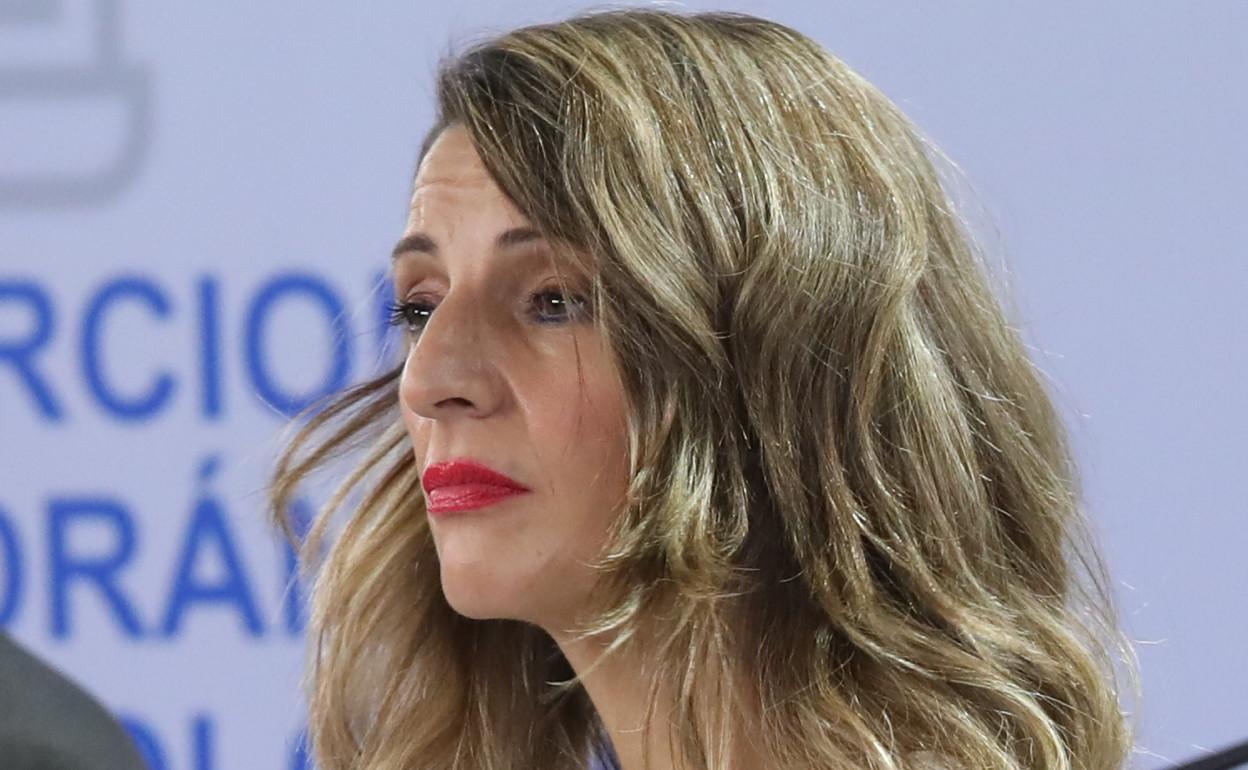 Yolanda Díaz, ministra Trabajo y Economía Social.