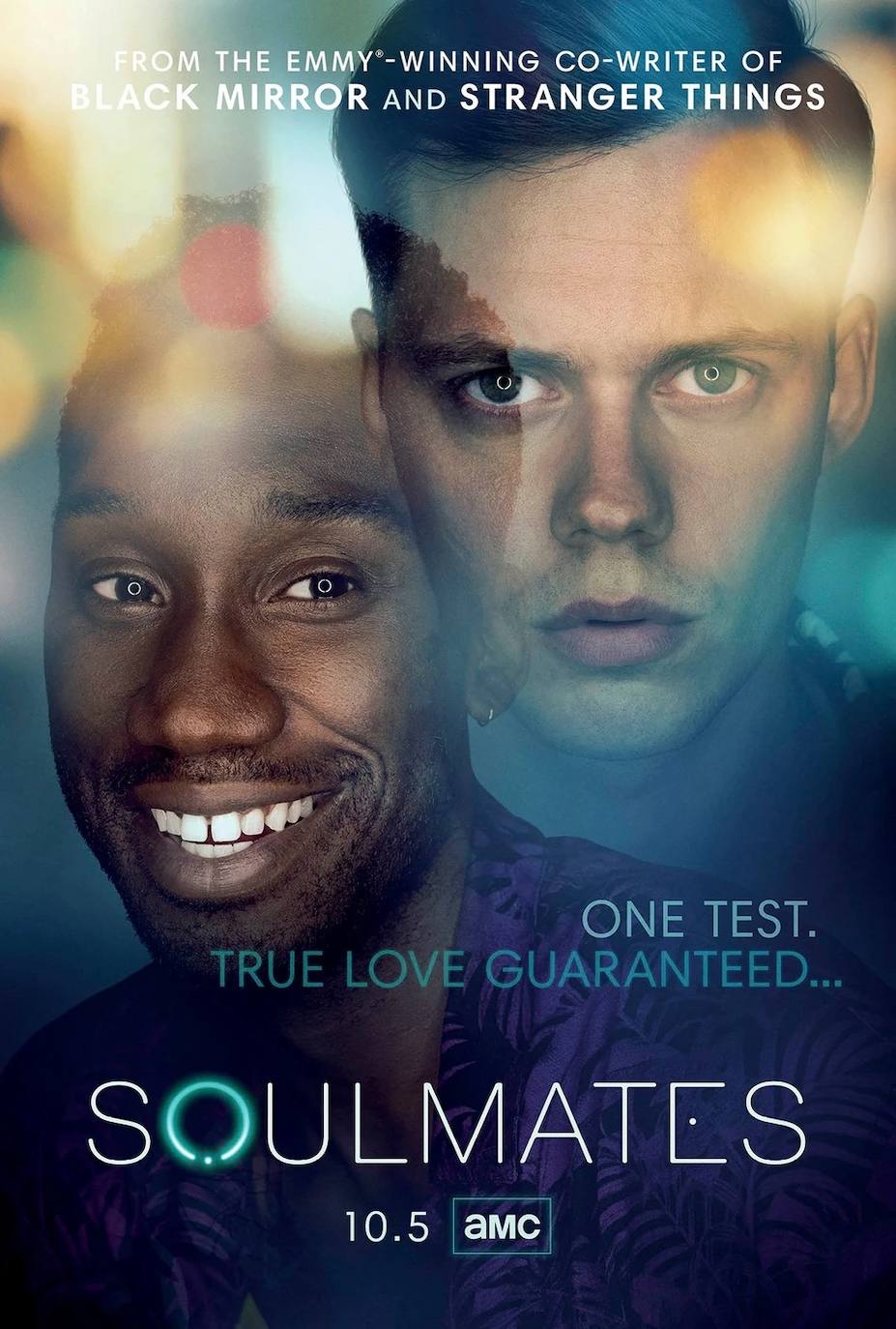 'Soulmates', 5 de octubre en AMC | 'Soulmates', serie original de AMC coescrita por el ganador del Emmy Will Bridges y por Brett Goldstein, llega a la pequeña pantalla para ofrecer una historia, que transcurre en un futuro no muy lejano, en la que se plantea la posibilidad de conocer, de forma inequívoca, a nuestra alma gemela mediante la realización de una prueba científica. 