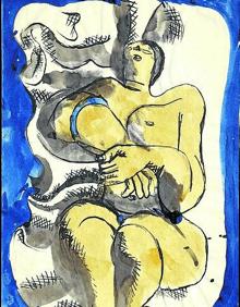 Imagen secundaria 2 - 1. Pabellón Corbusier, en Zúrich. 2. Chaise longue LC4, otro de sus diseños. 3. 'Dibujo de mujer'.