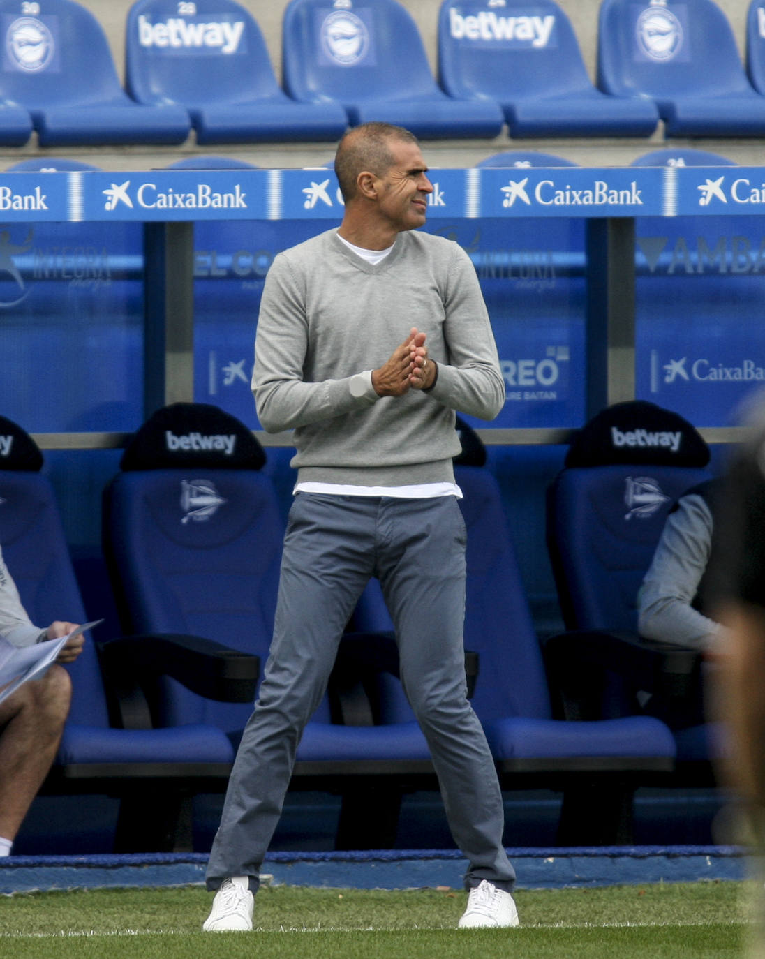 El estadio de Mendizorroza ha albergado el derbi entre albiazules y rojiblancos