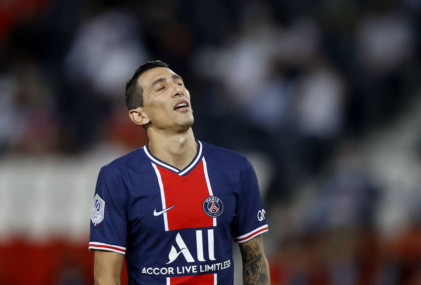 El jugador de PSG Ángel di María 