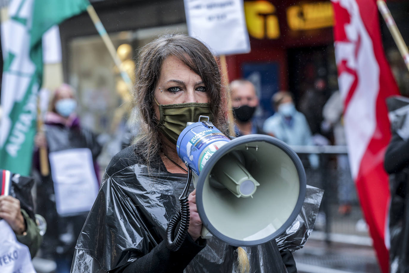 Primer día de huelga en las residencias privadas por unos salarios que no llegan a mileuristas. 