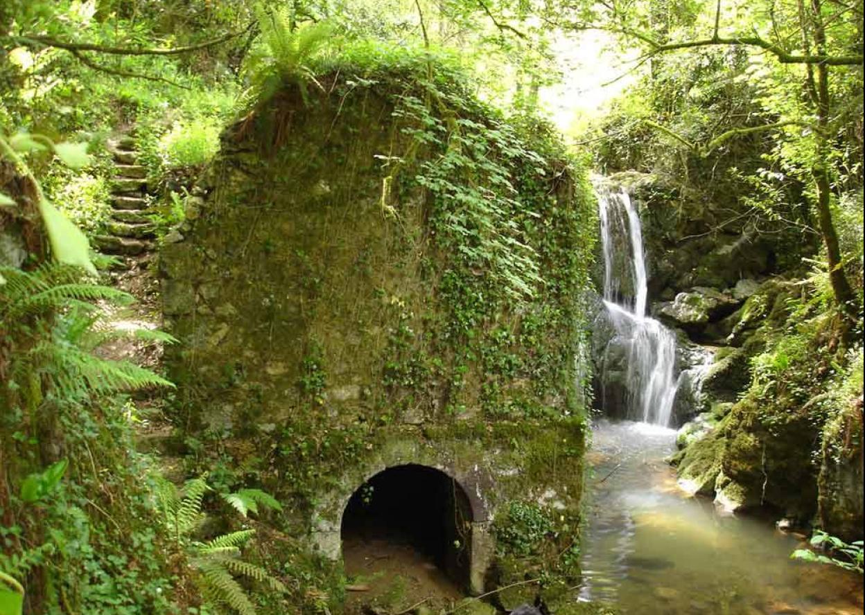 El molino de Bolunzulo se encuentra en un paraje mágico. EL CORREO