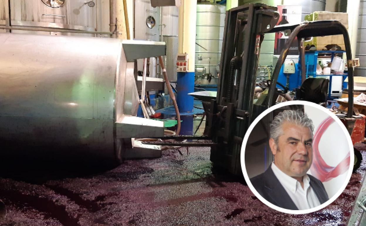 Imagen del lugar del accidente y de Dani Espada, uno de los fallecidos. 