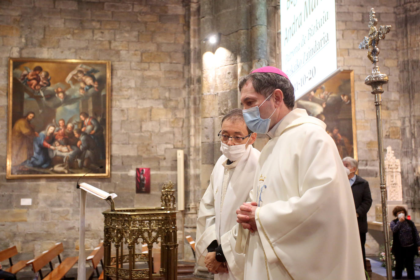 Fotos: Así fue el reconocimiento de Juan Mari Aburto como romero de honor