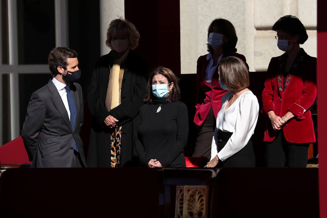 Fotos: Imágenes del acto organizado con motivo del Día de la Fiesta Nacional, en Madrid