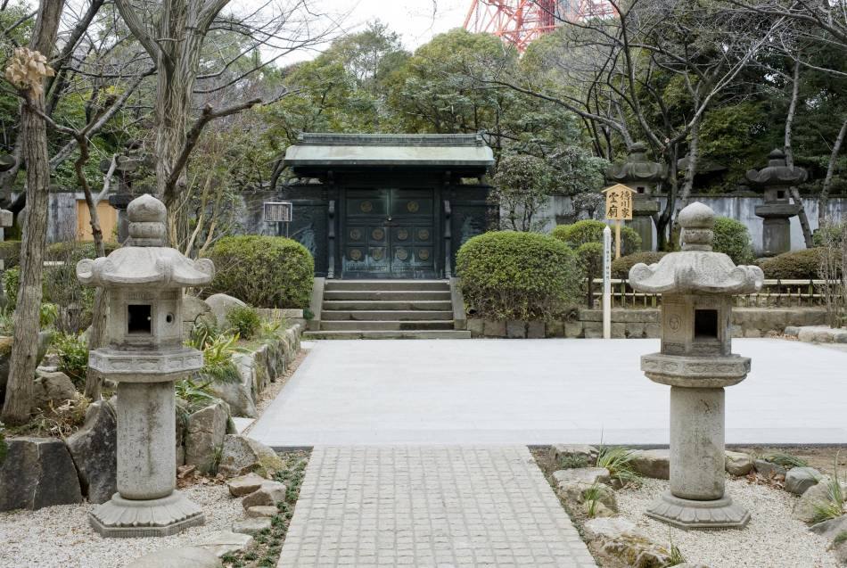 3. Templo Zojoji, Tokio.