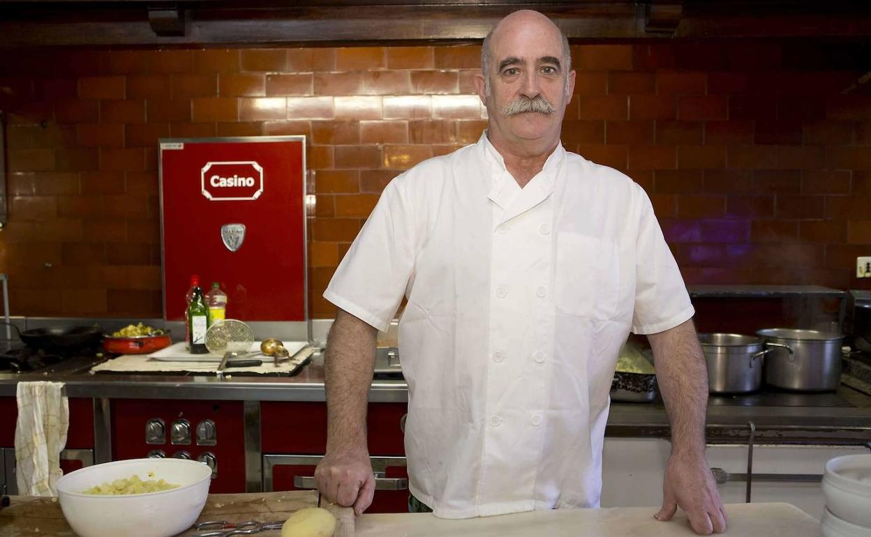 Imanol Elizalde, jefe de cocina del Kasino.