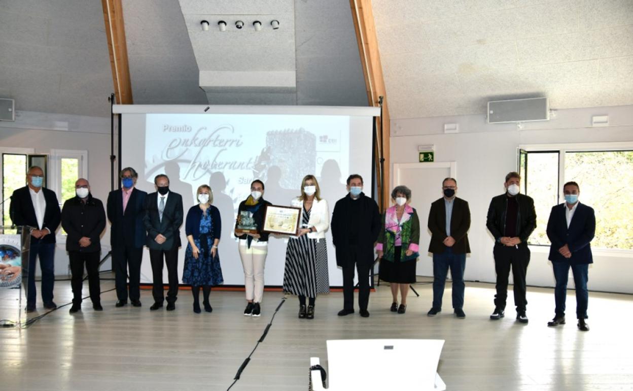 El acto ha tenido lugar en un espacio para eventos del propio hotel Amalurra. 