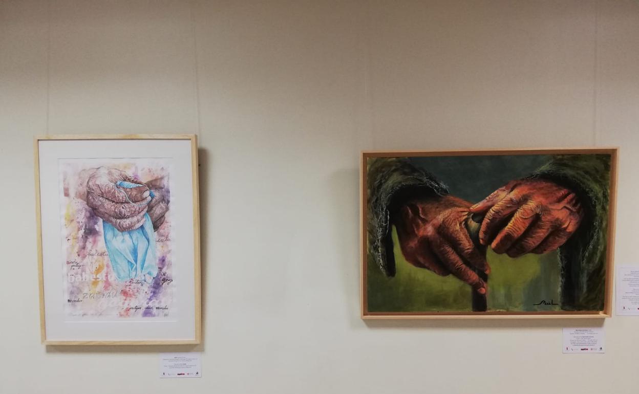 Cuadros de la exposición ´Héroes con Arte´ 