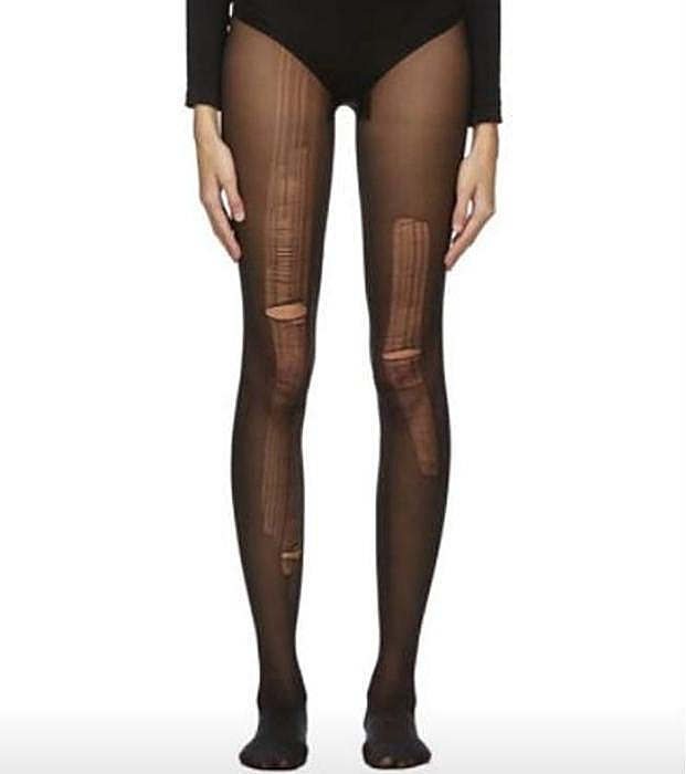 Las medias rotas de Gucci que cuestan 400 euros. 