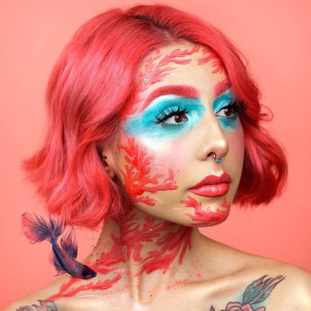 Fotos: Tamara, la vitoriana que crea maquillajes que son pura fantasía