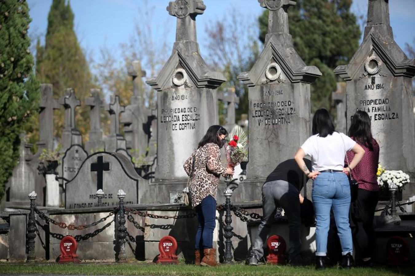 Cementerio de Derio en el Día de Todos los Santos