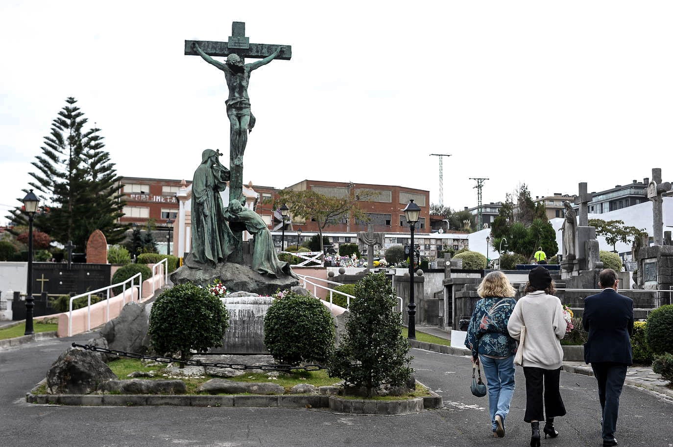 Cementerio de Portugalete, día de todos los santos de 2020, en estado de alarma por Coronavirus.