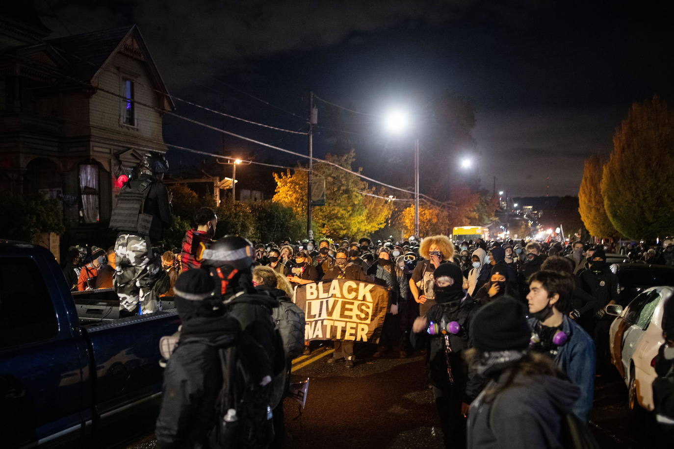 Manifestación en Portland.