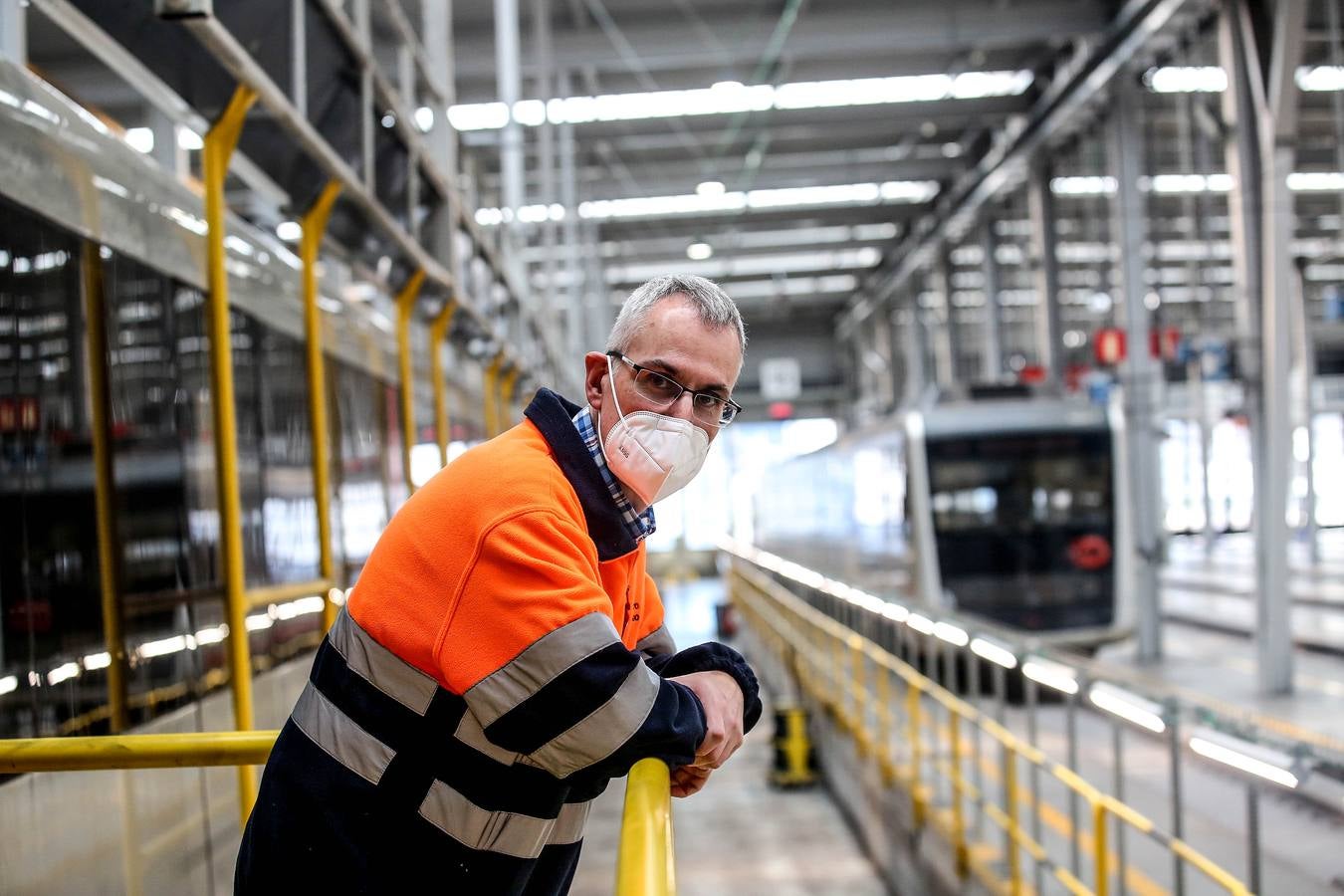 Fotos: El taller del Metro Bilbao en imágenes