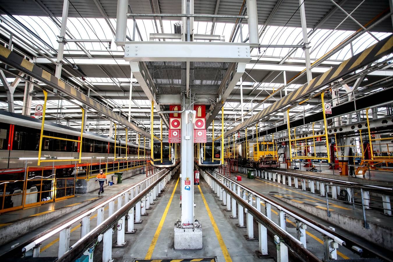 Fotos: El taller del Metro Bilbao en imágenes