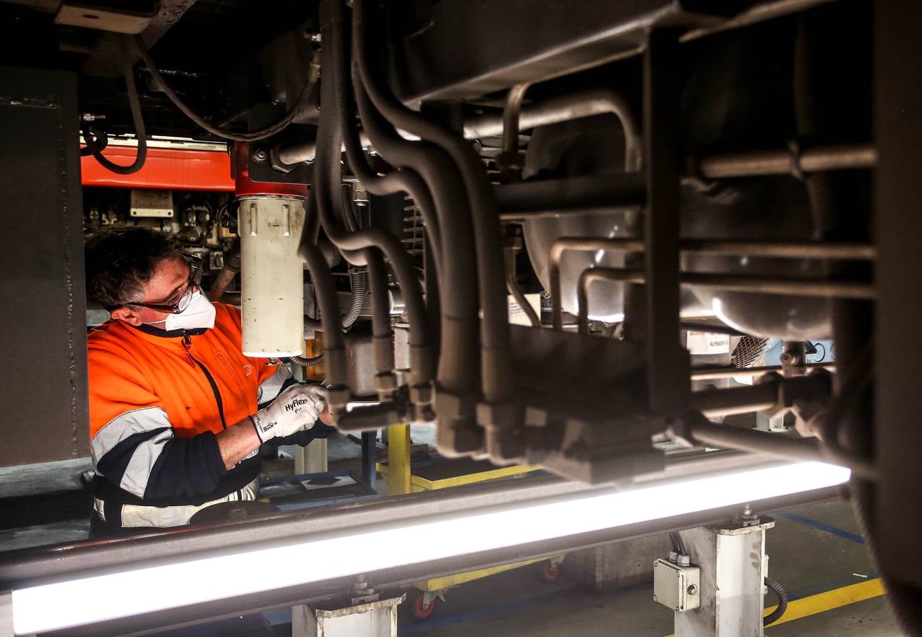 Fotos: El taller del Metro Bilbao en imágenes