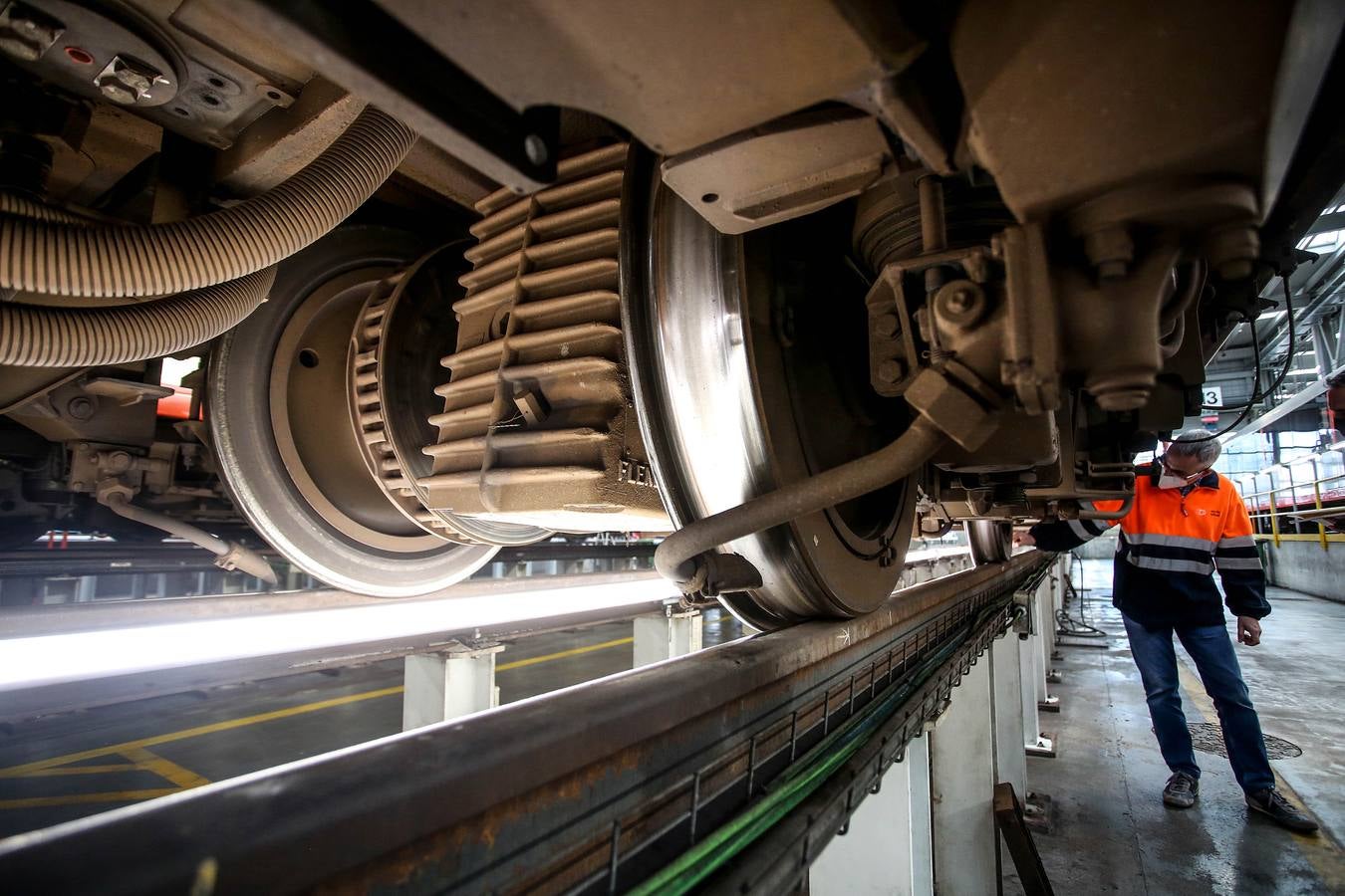 Fotos: El taller del Metro Bilbao en imágenes