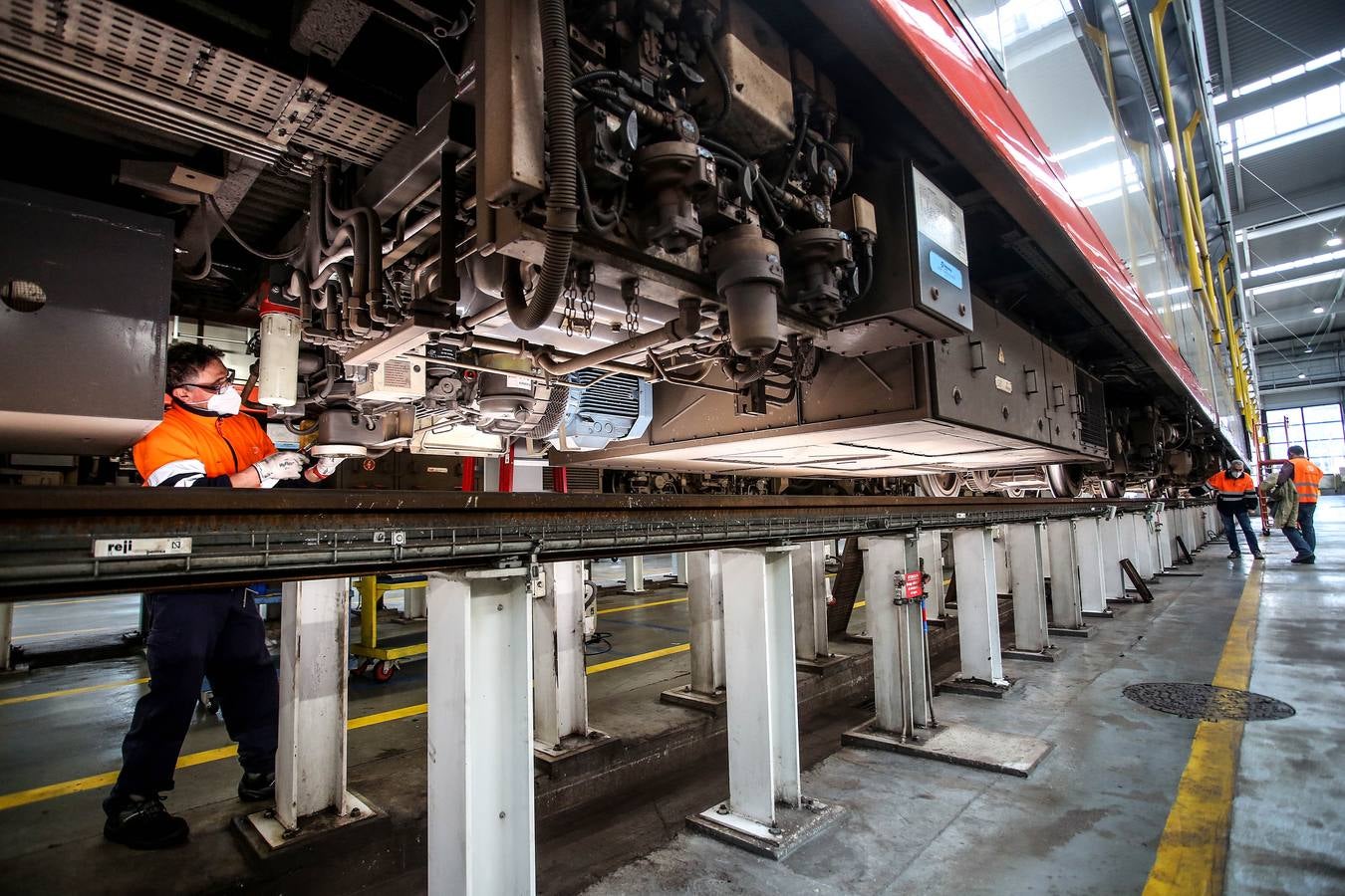 Fotos: El taller del Metro Bilbao en imágenes